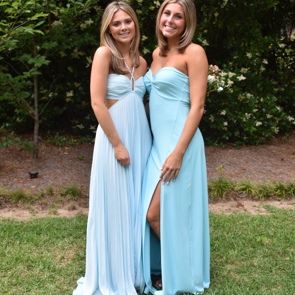 A.L.C. Moira matte pleated aqua dress size 4 - Picture 4 of 4